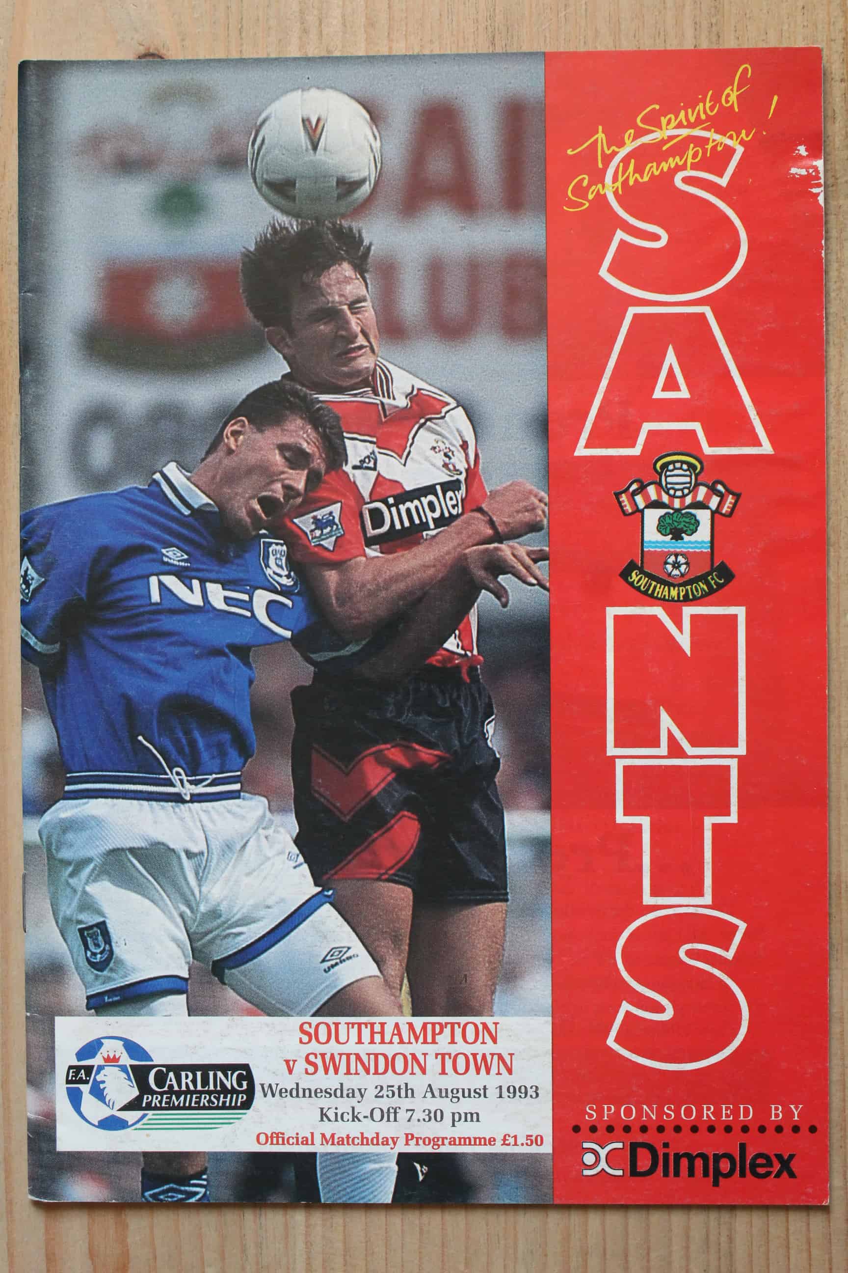 Southampton FC v Swindon Town FC